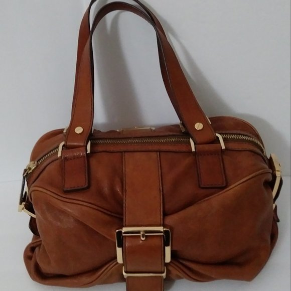 Michael Michael Kors  Brown Leather Purse Satchel Bag RARE - Picture 4 of 16